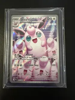 Pokemon Card -Wigglytuff - 105/094 - Illustration Rare - Phantasmal Flames - NM - Image 1