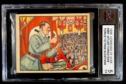 1938 HORRORS OF WAR THREATENS FORCE TO FREE SUDETENS CARD #283 KSA 5 EX *SCARCE* - Image 1