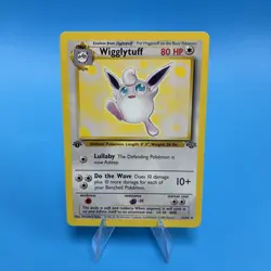 Pokemon Card Wigglytuff (32) 1st Edition LP Jungle 32/64 - Image 1