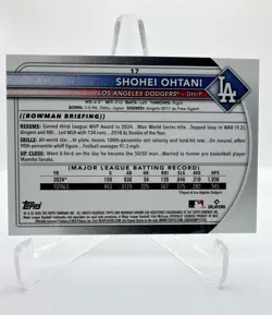 2025 Bowman Chrome - Shohei Ohtani #17 Mega Box Mojo Refractor - Image 2