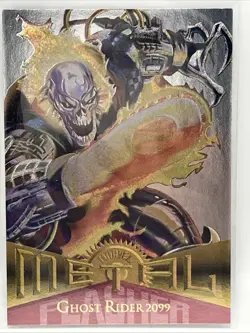 Ghost Rider 2099 #46 (SILVER FLASHER) - 1995 Marvel Metal by Fleer - Image 1