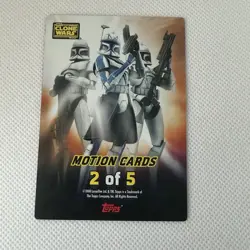 2008 Topps Star Wars The Clone Wars Motion Card Insert #1 Of 5 - Image 3