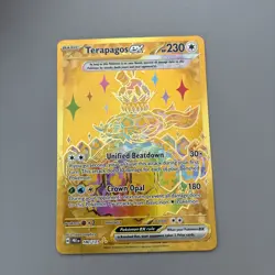 Pokemon TCG Terapagos EX 180/131 Prismatic Evolutions Holo Card NM/M Condition - Image 1