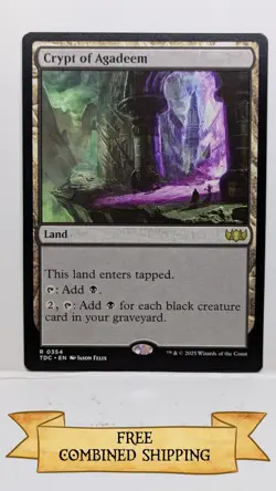 Crypt of Agadeem Commander: Tarkir: Dragonstorm Regular - Image 1