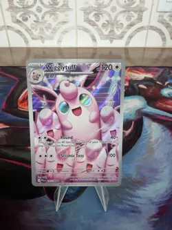 Pokemon Card Wigglytuff 105/094 Me02 Phantasmal Flames Holo Illustration Rare NM - Image 1