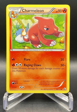 Charmeleon 18/113 BW: Legendary Treasures (2013) Unique Art Pokemon Card LP+/NM - Image 1