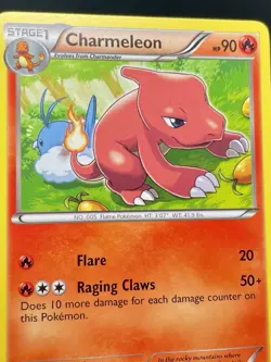 Charmeleon 18/113 BW: Legendary Treasures (2013) Unique Art Pokemon Card LP+/NM - Image 5