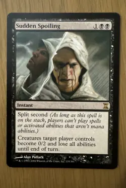 MTG Sudden Spoiling Time Spiral Regular LP - Image 1