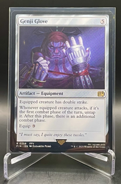 Genji Glove R 0258 Final Fantasy Rare Card Magic the Gathering TCG NM/M - Image 1