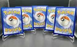 5x Meowth Lot - Multi Era [Unique Art] Binder Collector's Lot of Pokemon Cards - Image 2