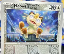 5x Meowth Lot - Multi Era [Unique Art] Binder Collector's Lot of Pokemon Cards - Image 3