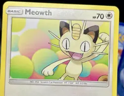 5x Meowth Lot - Multi Era [Unique Art] Binder Collector's Lot of Pokemon Cards - Image 4