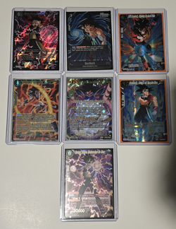 Bandai Dragon Ball Super Bardock Turles Foil Alt Art 7 Card Lot EN 2020 FB03 - Image 1