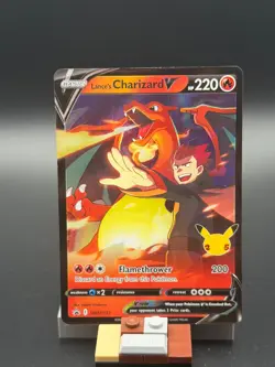 Pokemon Card TCG - Lances Charizard V SWSH133 Black Star Promo Celebrations - Image 1
