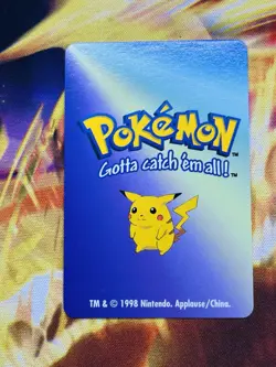 Vintage 1998 KFC Pokemon Pikachu Card (Ungraded) Promo - Image 2