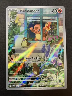 Pokemon Charmander SVP Promo Holo Card 044 60 HP Heat Tackle Minaminami Take - Image 1