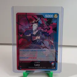 Bandai One Piece Card Game Lucy OP15-002 OP-15 L Leader Alt Art Foil 5000 - Image 4