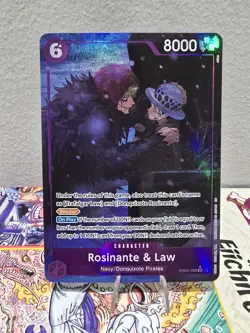 Rosinante & Law EB04-038 SR Alt Art Parallel - One Piece Card Game English - NM - Image 1