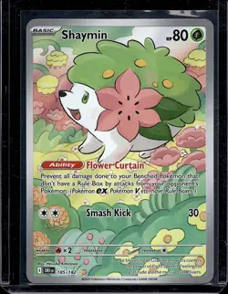 Shaymin 185/182 Illustration Rare Destined Rivals NM Pokemon Card SV10 IR - Image 1