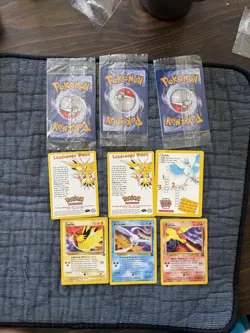 Wizards of the Coast Pokemon TCG Legendary Birds Promo Cards Lot (3) - Image 3