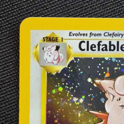 Clefable 5/130 Base Set 2 Holo Rare WotC Pokemon Card LP - Image 2