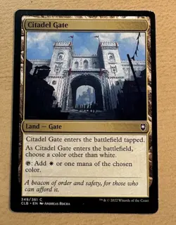 MTG Citadel Gate Card, Battle For Baldur’s Gate - Image 1