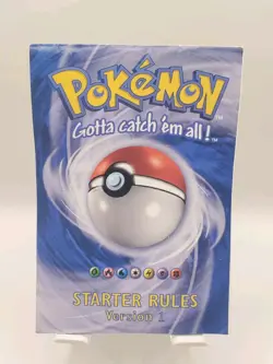 Pokemon Card Game Rulebook: Base Set Starter Rules Version 1 WOTC 1999 TCG - Image 1