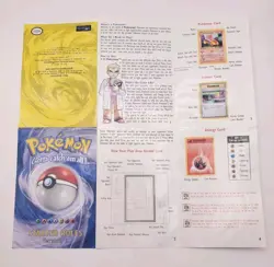 Pokemon Card Game Rulebook: Base Set Starter Rules Version 1 WOTC 1999 TCG - Image 5