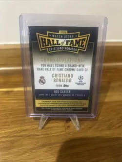 Topps Match Attax 2024/2025 24/25 Hall Of Fame Cristiano Ronaldo Card HOF 2 - Image 2