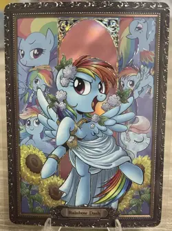 KAYOU My Little Pony Rainbow Dash Holofoil Card MLPME01-SC-003 2025 - Image 1