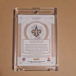 2025 Panini National Treasures Tyler Shough Rookie Patch Autograph /25 Saints - Image 2