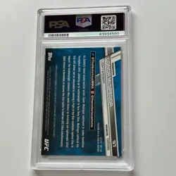 Conor McGregor 2017 Topps Chrome UFC Refractor Card #97 PSA 10 GEM MINT - Image 3