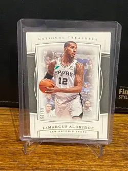 2019-20 Panini National Treasures Basketball LaMarcus Aldridge /99 Spurs Blazers - Image 1