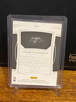 2019-20 Panini National Treasures Basketball LaMarcus Aldridge /99 Spurs Blazers - Image 2