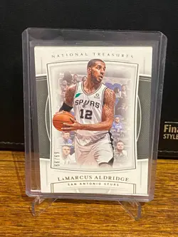 2019-20 Panini National Treasures Basketball LaMarcus Aldridge /99 Spurs Blazers - Image 3