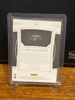 2019-20 Panini National Treasures Basketball LaMarcus Aldridge /99 Spurs Blazers - Image 4