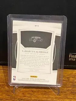 2019-20 Panini National Treasures Basketball LaMarcus Aldridge /99 Spurs Blazers - Image 5
