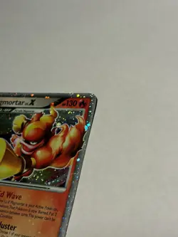 Pokemon Mysterious Treasures Magmortar Lv.X Holo 123/123 - Image 5