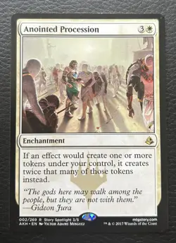 MTG Anointed Procession Amonkhet 002/269 Regular Rare Card - Image 1