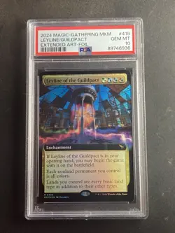 MTG Leyline of the Guildpact Extended Art Foil - PSA 10 - MKM - Image 1