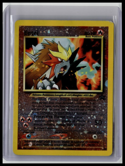Entei 34 Promo Wizards Black Star Promos Pokemon Reverse Holo Damaged - Image 1