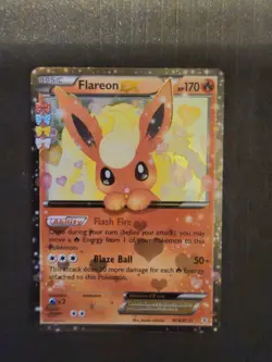 Pokemon TCG Flareon EX RC6/RC32 Generations Radiant Collection - Near Mint - Image 1