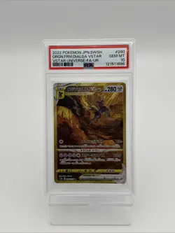 Pokemon Dialga VSTAR Gold UR #260 PSA 10 Japanese VSTAR Universe 2022 - Image 1