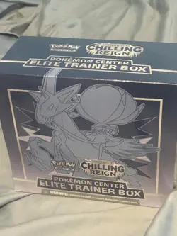 Pokemon Chilling Reign Pokemon Center Elite Trainer Box ETB - Factory Sealed - Image 1