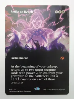 MTG Smile at Death (TDM) Tarkir: Dragonstorm (Borderless) Regular Mythic 329 - Image 1