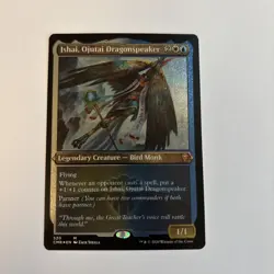Ishai, Ojutai Dragonspeaker NM Foil Etched 520 Commander Legends MTG English - Image 1