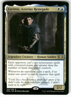 Lavinia, Azorius Renegade 189 Rare Ravnica Allegiance Magic: The Gathering NM - Image 1