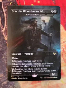 MTG: Dracula, Blood Immortal - Falkenrath Forebear (Innistrad: Crimson Vow) FOIL - Image 1