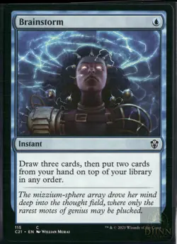 BRAINSTORM 115 C MAGIC: THE GATHERING NM/M - Image 1