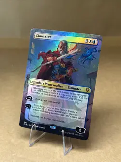 MTG Elminster 362 Commander Legends Baldur's Gate Borderless Foil Mythic Rare NM - Image 1